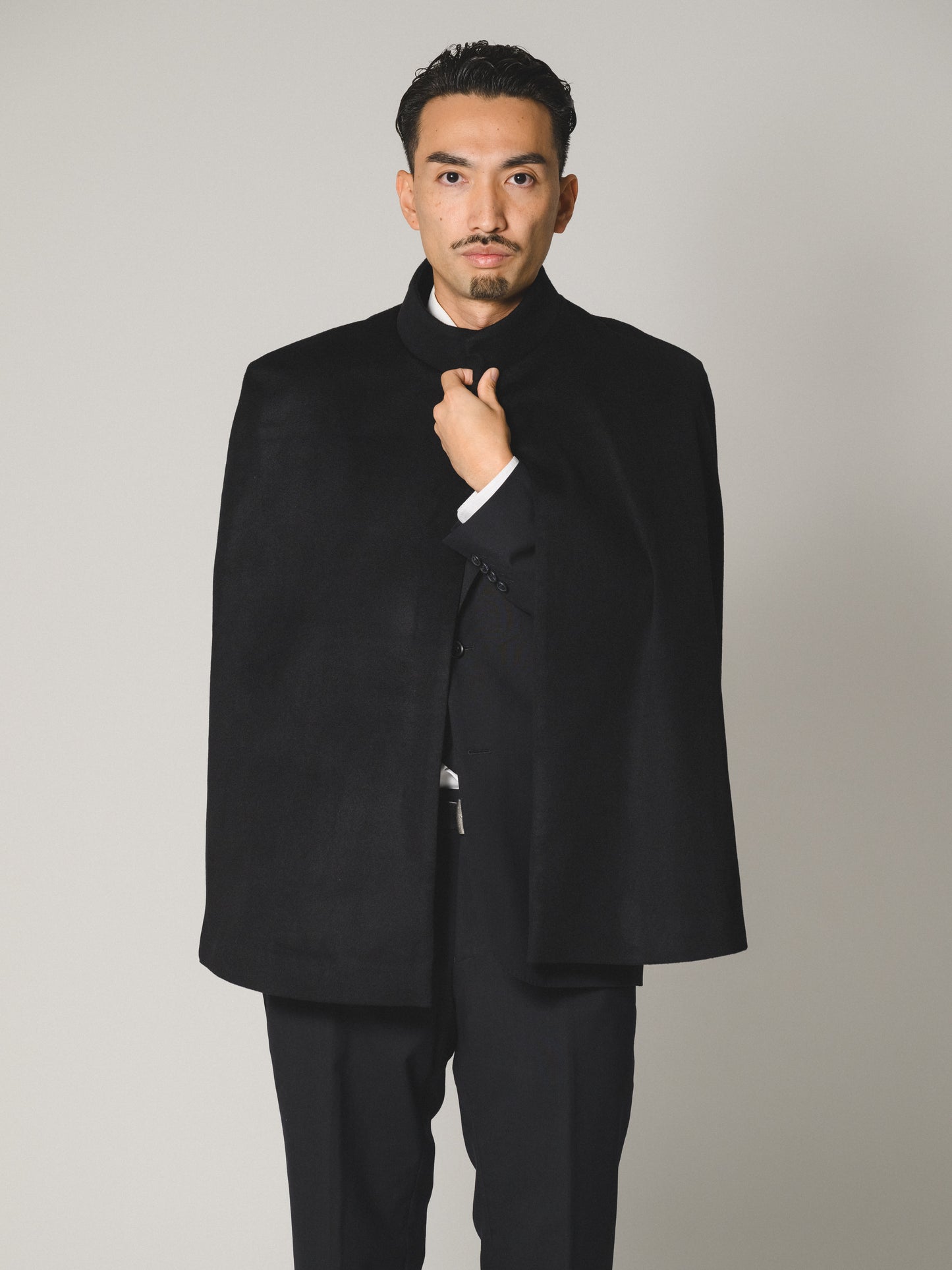 マント(カシミヤ) Long cashmere cloak